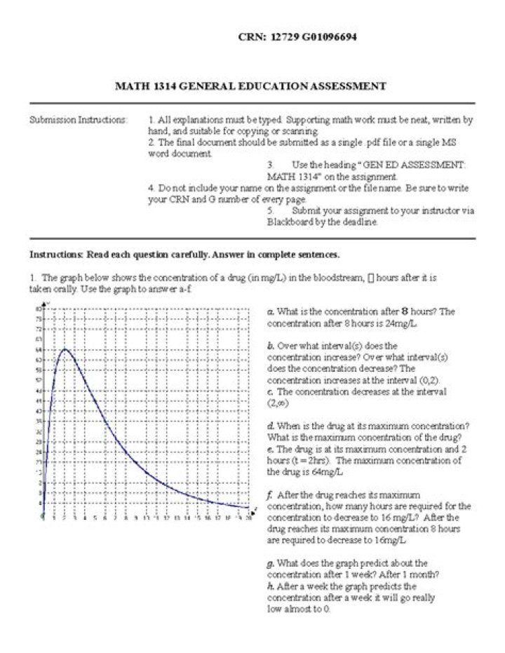Cedar Valley: 2017-2018 Catalog - Course Descriptions for MATH 1314