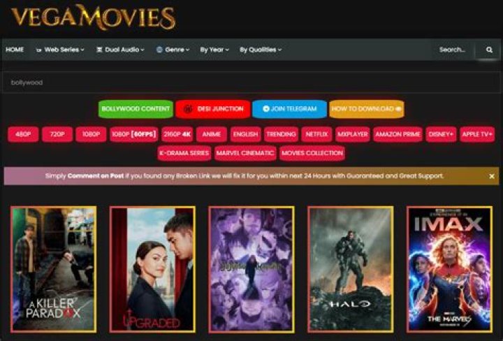 Vegamovies.in: Your Ultimate Destination for Streaming Movies